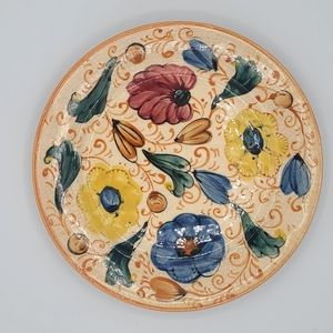 Set of (8) Floral Design Dishes